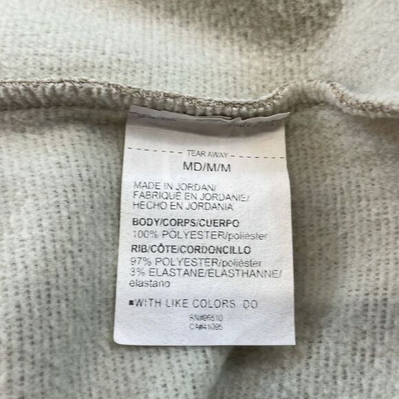 Under Armour Golf Men’s Quarter-Zip Beige Striped Performance Top Sz M - Picture 6 of 6